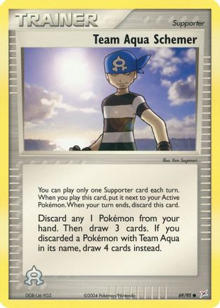 Image of Team Aqua Schemer 069  Team Magma vs Team Aqua - Common
