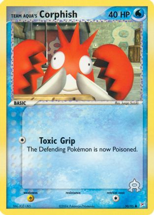 Image of Team Aqua's Corphish 050/95  - Reverse Holofoil Team Magma vs Team Aqua - Common