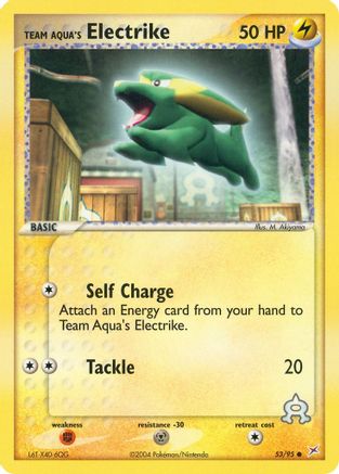 Image of Team Aqua's Electrike 053/95  Team Magma vs Team Aqua - Common