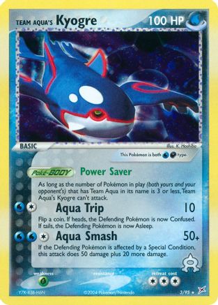 Image of Team Aqua's Kyogre 003  - Reverse Holofoil Team Magma vs Team Aqua - Holo Rare
