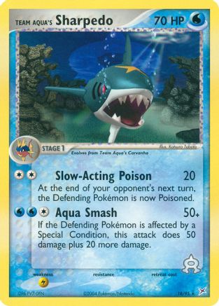 Image of Team Aqua's Sharpedo 018/95  Team Magma vs Team Aqua - Rare