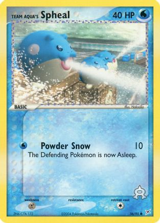 Image of Team Aqua's Spheal 056/95  Team Magma vs Team Aqua - Common