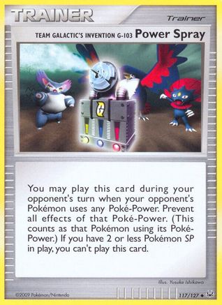Image of Team Galactic's Invention G-103 Power Spray 117/127  Platinum - Uncommon
