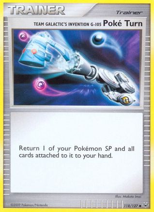 Image of Team Galactic's Invention G-105 Poke Turn 118/127  Platinum - Uncommon
