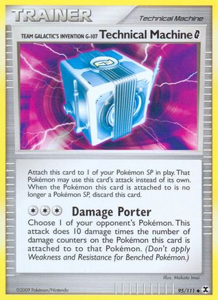 Image of Team Galactic's Invention G-107 Technical Mach. G 095  Rising Rivals - Uncommon