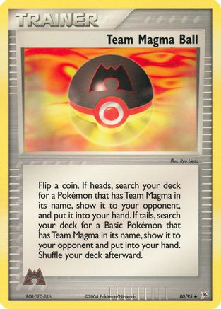Image of Team Magma Ball 080  Team Magma vs Team Aqua - Uncommon