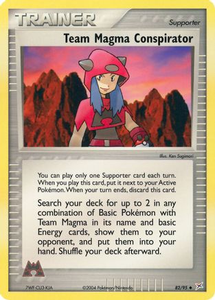 Image of Team Magma Conspirator 082/95  Team Magma vs Team Aqua - Uncommon
