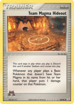 Image of Team Magma Hideout  Team Magma vs Team Aqua - Uncommon