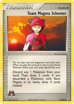 Image of Team Magma Schemer 070  - Reverse Holofoil Team Magma vs Team Aqua - Common