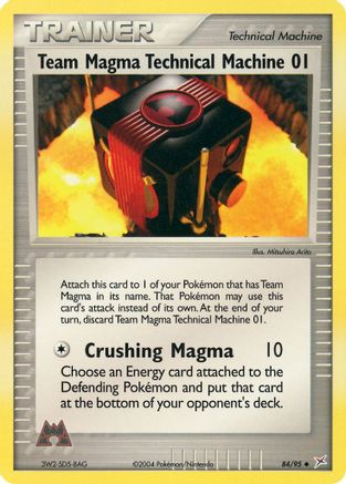 Image of Team Magma Technical Machine 01 084  Team Magma vs Team Aqua - Uncommon
