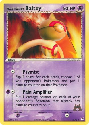 Image of Team Magma's Baltoy 032/95  Team Magma vs Team Aqua - Uncommon