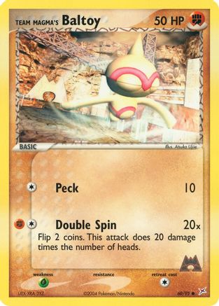 Image of Team Magma's Baltoy 060/95  Team Magma vs Team Aqua - Common