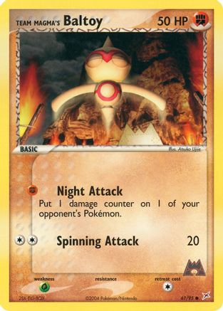 Image of Team Magma's Baltoy 061/95  Team Magma vs Team Aqua - Common
