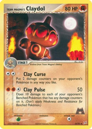 Image of Team Magma's Claydol 033/95  Team Magma vs Team Aqua - Uncommon