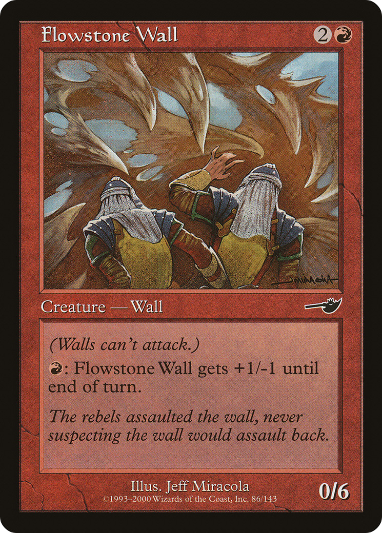 Image of Flowstone Wall (NMS-080) - Nemesis Foil