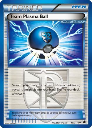 Image of Team Plasma Ball (Team Plasma) 105/116  Plasma Freeze - Uncommon