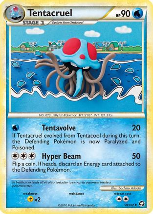 Image of Tentacruel 050/102  Triumphant - Uncommon