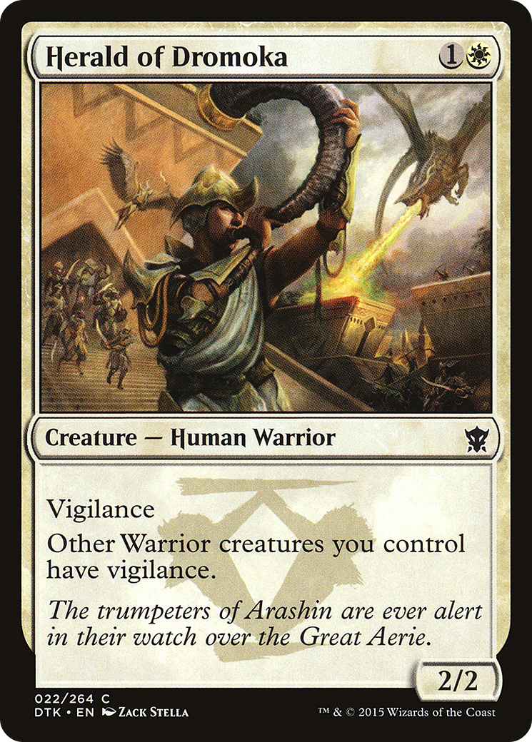 Image of Herald of Dromoka (DTK-022) - Dragons of Tarkir Foil