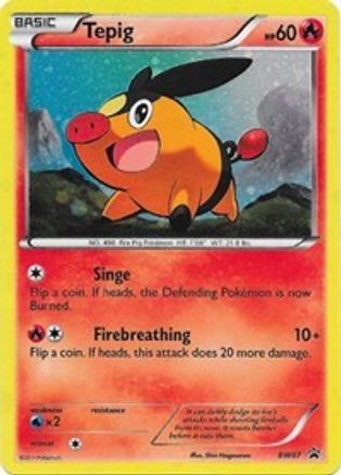 Image of Tepig BW07  - Holofoil Black and White Promos - Promo