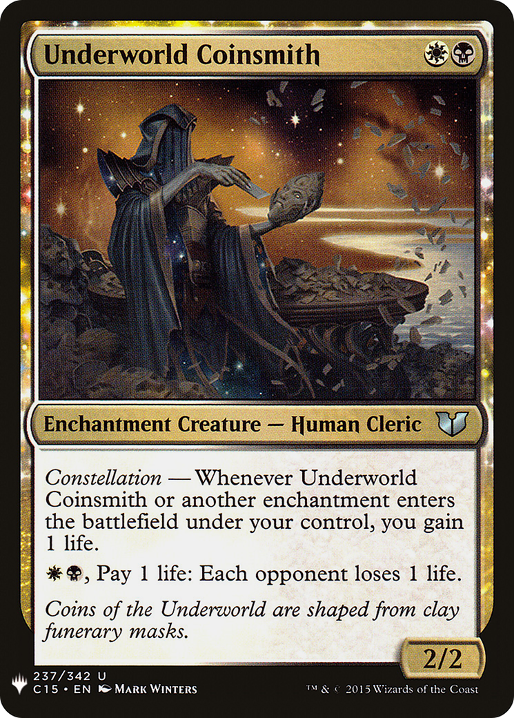 Image of Underworld Coinsmith (LIST-237) - The List: (enchantment)
