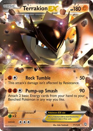 Image of Terrakion EX 071  - Holofoil Dragons Exalted - Ultra Rare