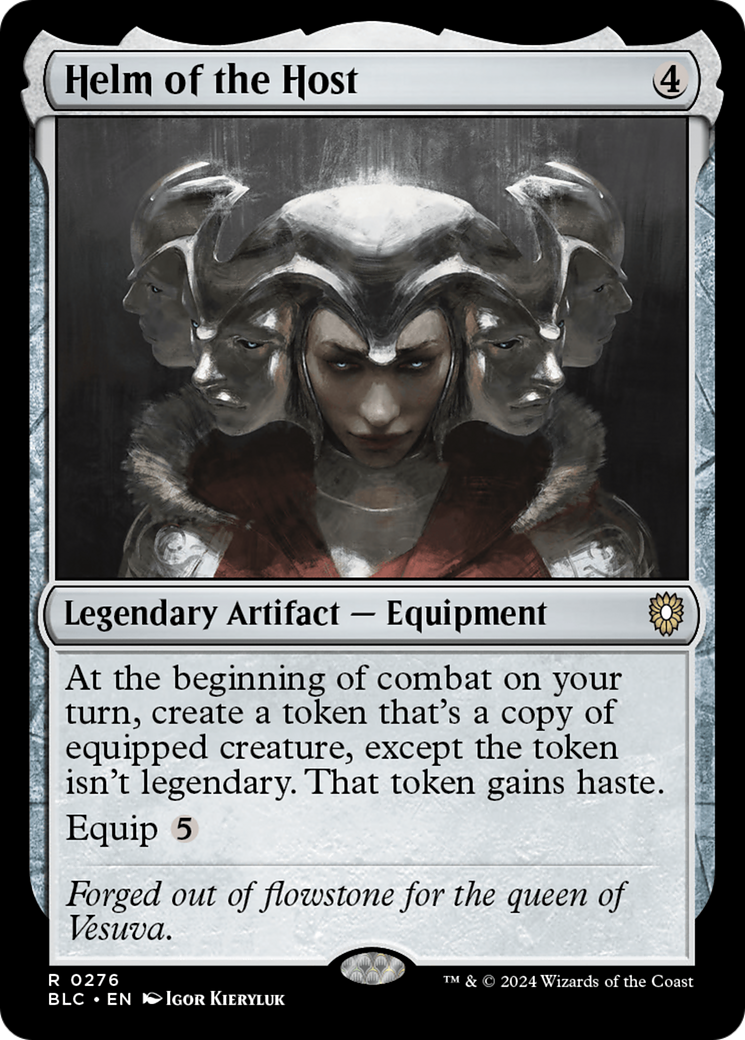 Image of Helm of the Host (BLC-276) - Bloomburrow Commander