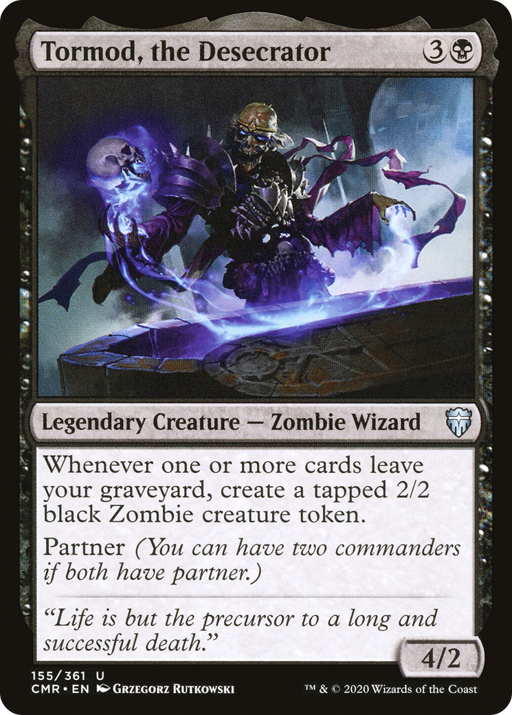 Image of Tormod, the Desecrator (CMR-155) - Commander Legends Foil
