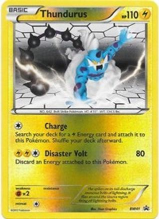 Image of Thundurus BW41  - Reverse Holofoil Black and White Promos - Promo