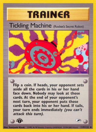 Image of Tickling Machine 119/132  - Unlimited Gym Heroes - Uncommon
