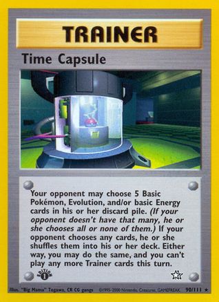 Image of Time Capsule 090/111  - 1st Edition Neo Genesis - Rare
