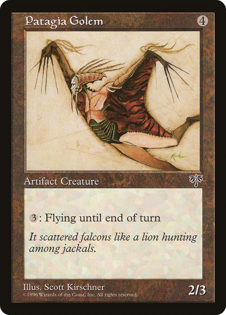 Image of Patagia Golem (MIR-) - Mirage