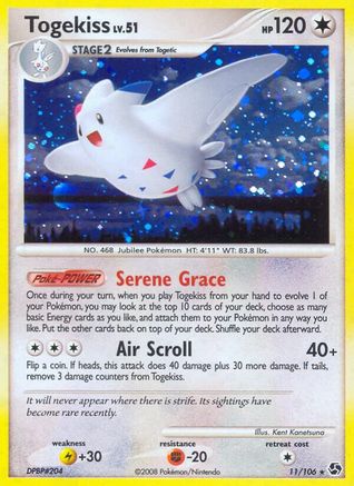 Image of Togekiss 011  - Reverse Holofoil Great Encounters - Holo Rare