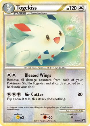 Image of Togekiss 009  - Reverse Holofoil Undaunted - Holo Rare