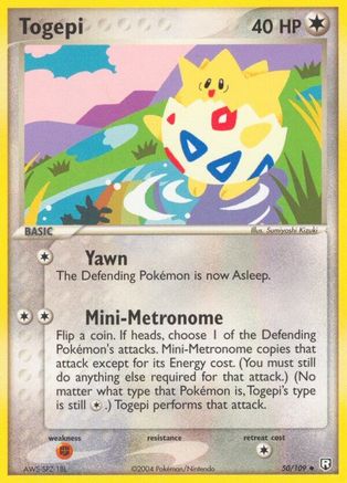 Image of Togepi 050  - Reverse Holofoil Team Rocket Returns - Uncommon