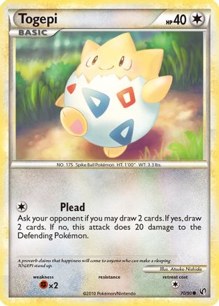 Image of Togepi 070/90  - Reverse Holofoil Undaunted - Common