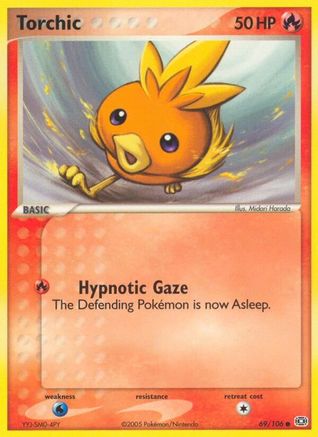 Image of Torchic 069  Emerald - Common