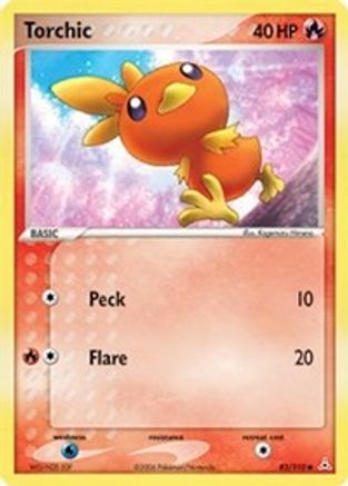 Image of Torchic 083/110  - Reverse Holofoil Holon Phantoms - Common