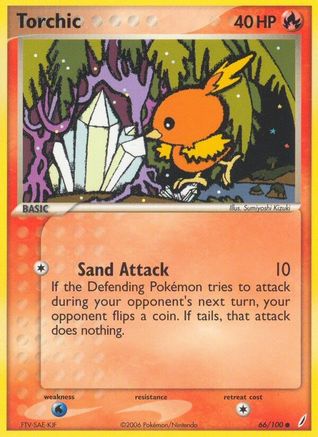 Image of Torchic 066/100  Crystal Guardians - Common