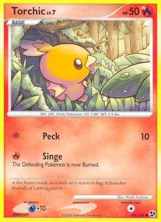 Image of Torchic 089/106  - Reverse Holofoil Great Encounters - Common
