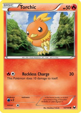 Image of Torchic (14) 014  Dark Explorers - Common