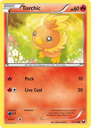 Image of Torchic (15) 015  Dark Explorers - Common
