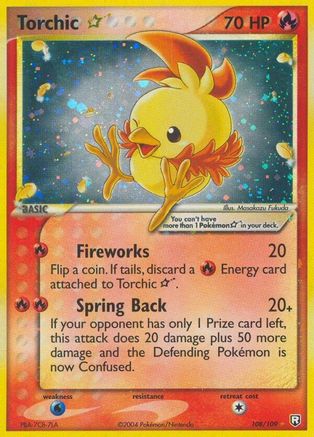 Image of Torchic Star 108  - Holofoil Team Rocket Returns - Ultra Rare