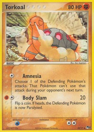 Image of Torkoal 010  POP Series 1 - Uncommon