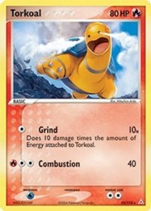 Image of Torkoal 033  - Reverse Holofoil Holon Phantoms - Rare