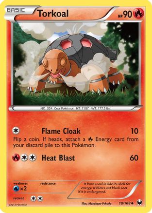 Image of Torkoal  Dark Explorers - Uncommon