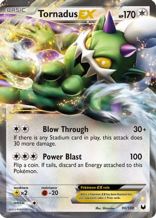 Image of Tornadus EX 090  - Holofoil Dark Explorers - Ultra Rare