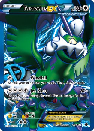 Image of Tornadus EX (Team Plasma) (114 Full Art) 114  - Holofoil Plasma Freeze - Ultra Rare