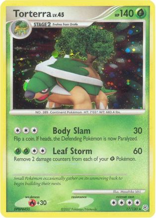 Image of Torterra 017/130  - Holofoil Diamond and Pearl - Holo Rare