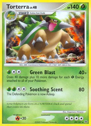 Image of Torterra 039  Platinum - Rare