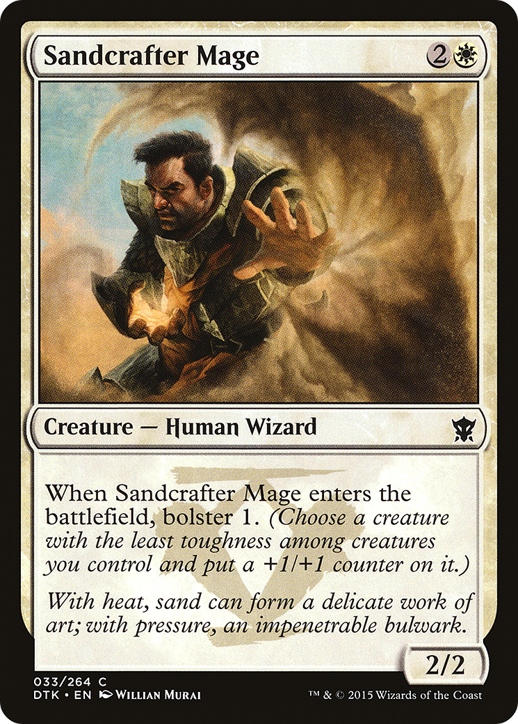 Image of Sandcrafter Mage (DTK-033) - Dragons of Tarkir Foil